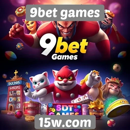 Variedade de jogos disponíveis no 9bet games